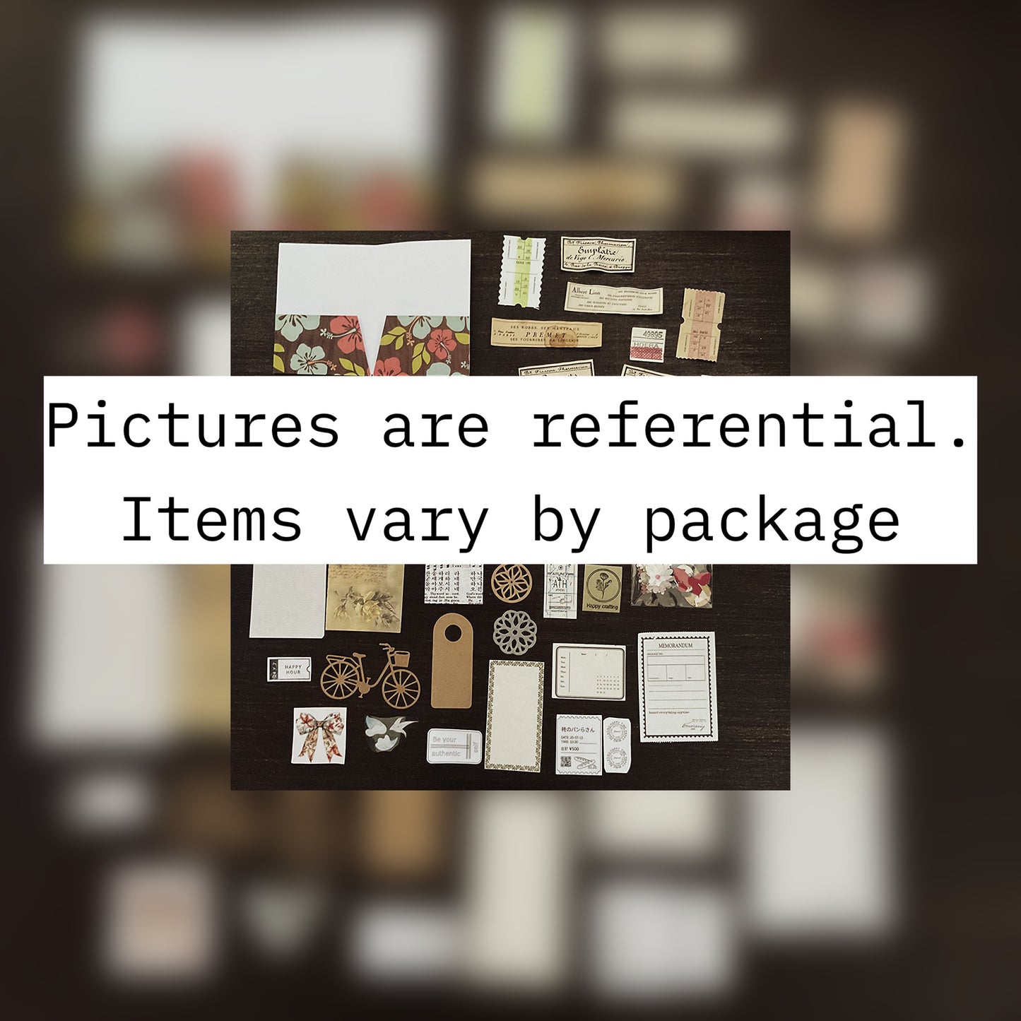 45+ pieces. Small ephemera Art romantic Journal Pack