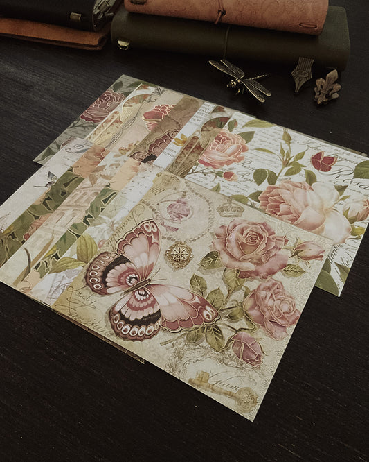 Paper ephemera set