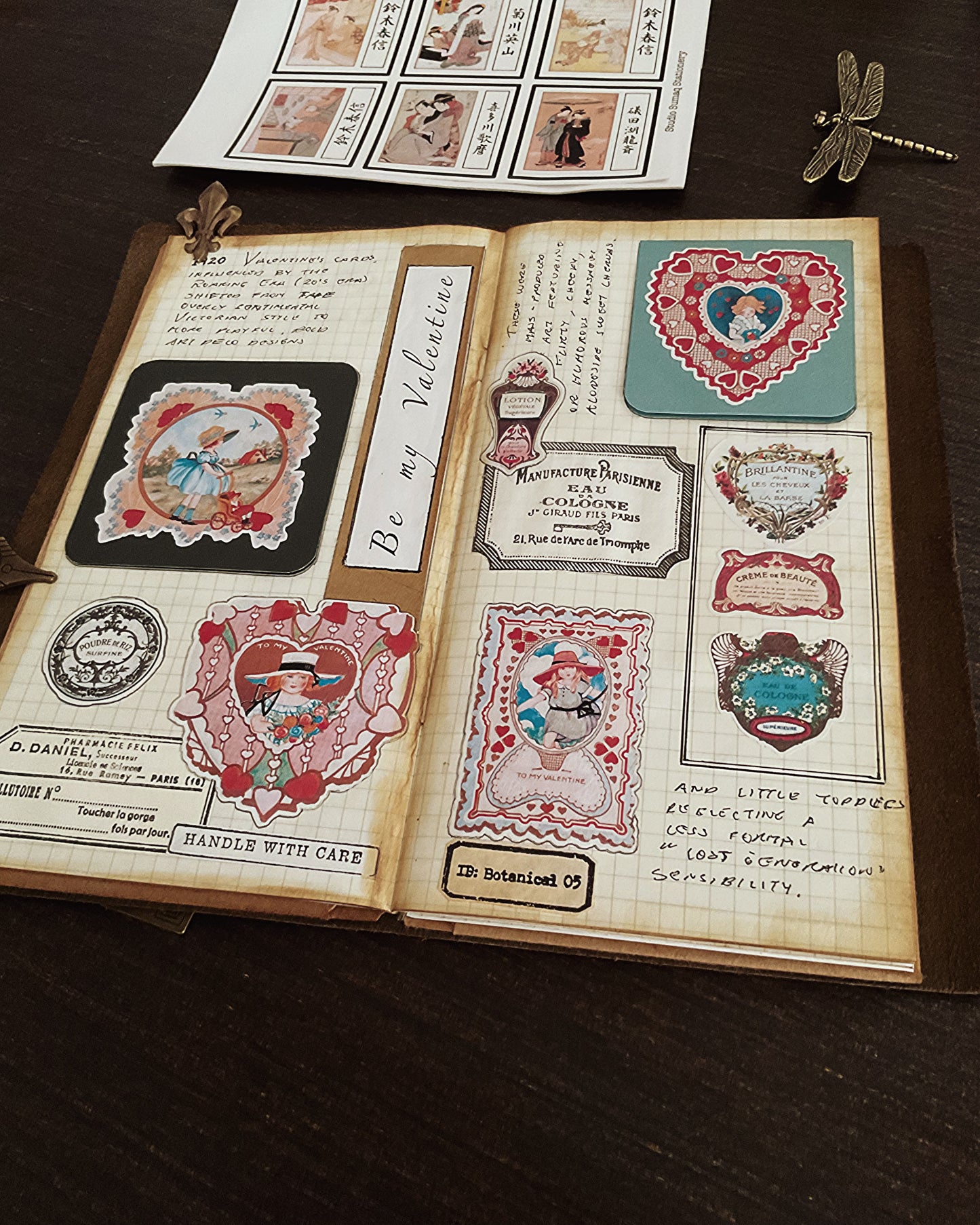 Vintage Love Across Cultures Sticker Set • Art History Journaling • Vintage Valentines Reproduction stickers