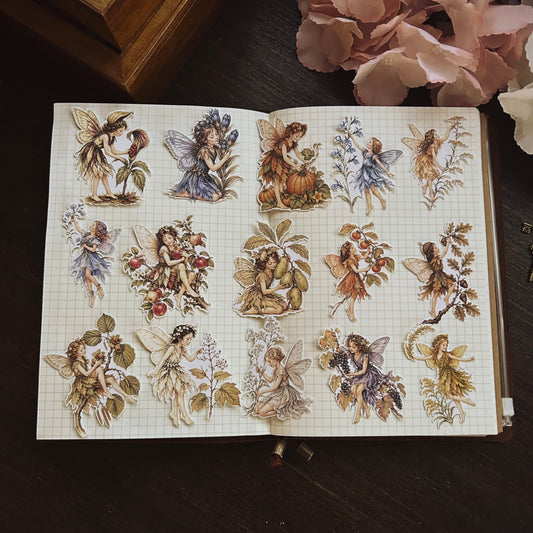Autumn Fairy Guardians - Die-Cut Botanical Fairies