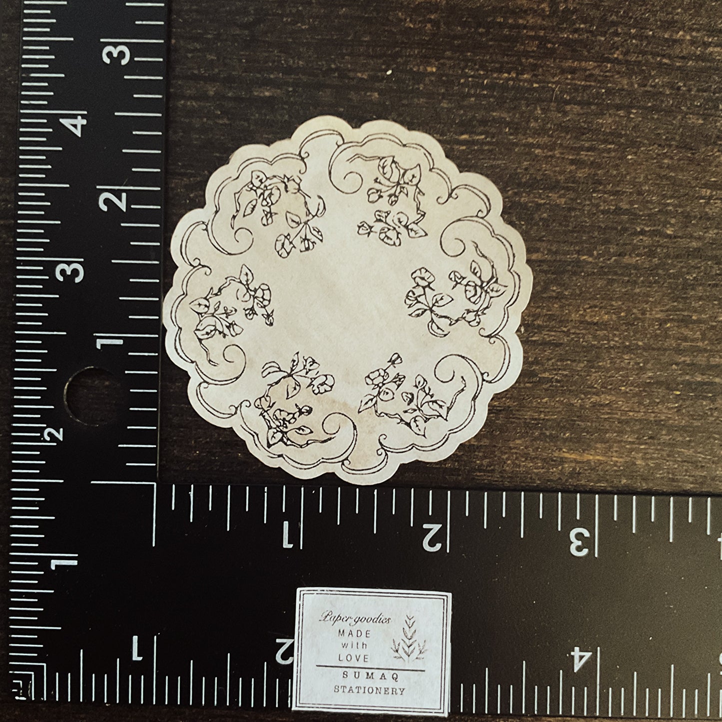 Doilies Tea-Dyed Paper Ephemera:  vintage doily designs Reproductions