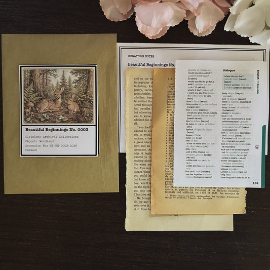 Beautiful Beginnings No. 003. Woodland