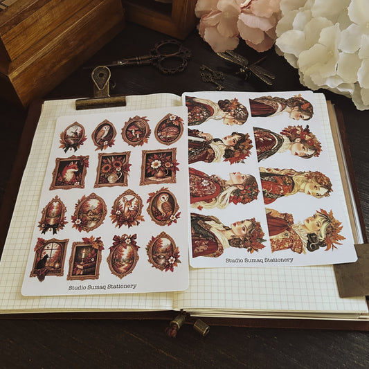 Autumn Reverie - Fantasy Ladies and Woodland Frames