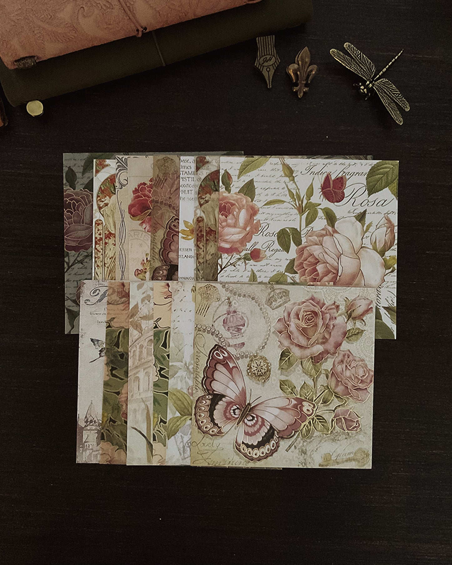 Paper ephemera set