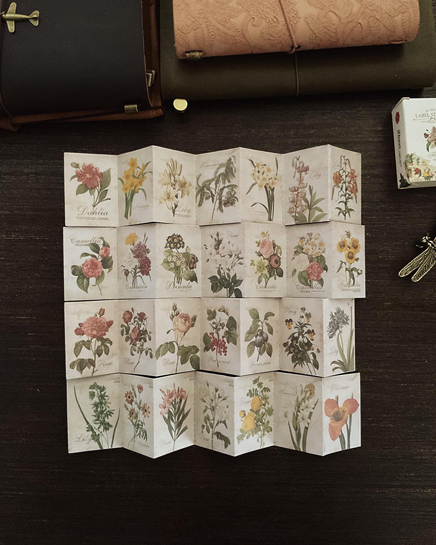 Botanical sticker set