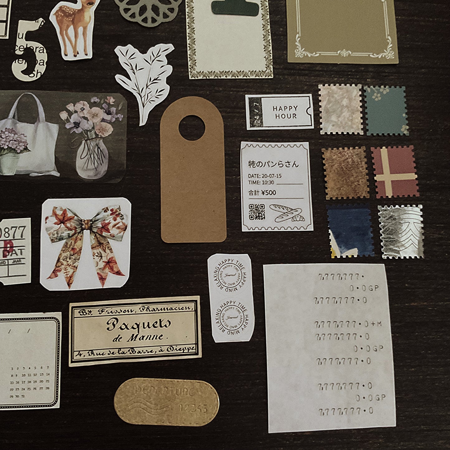 45+ pieces. Small ephemera Art romantic Journal Pack