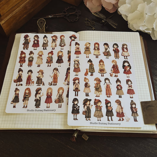 Little Autumn Girls