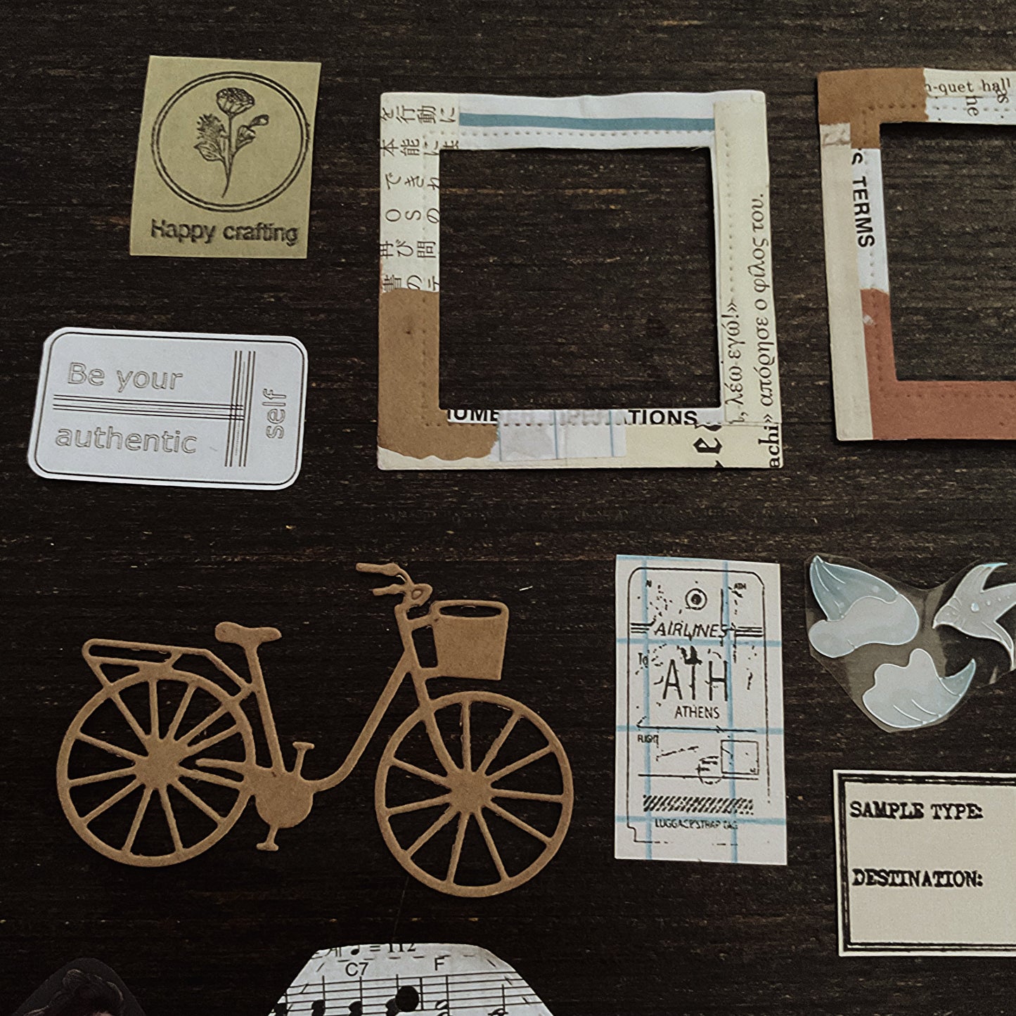 45+ pieces. Small ephemera Art romantic Journal Pack