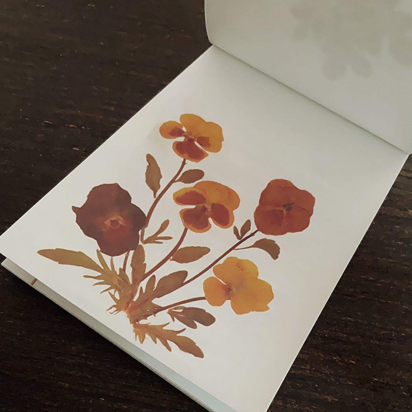 Vintage nature notepad