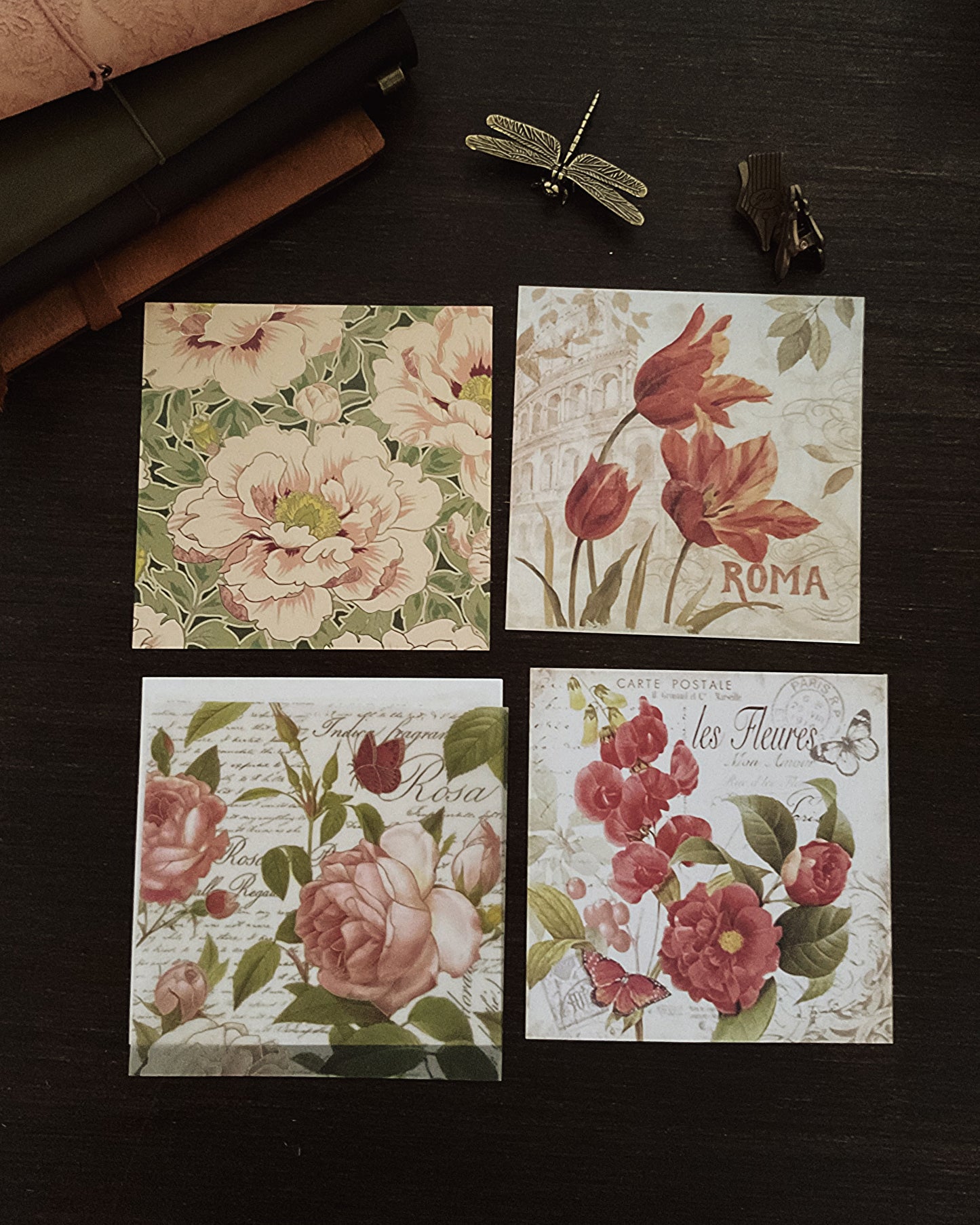 Paper ephemera set