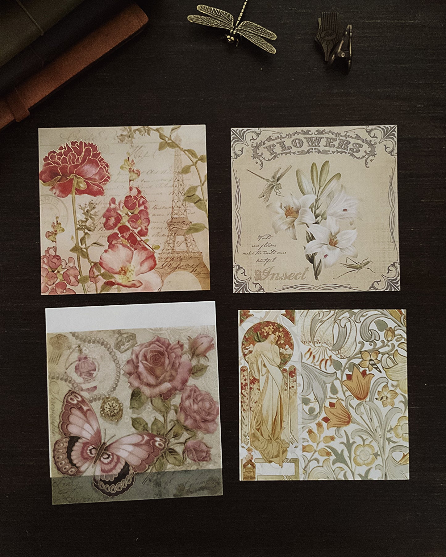Paper ephemera set