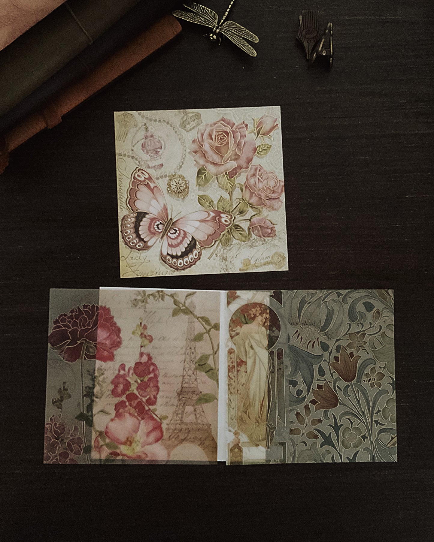 Paper ephemera set