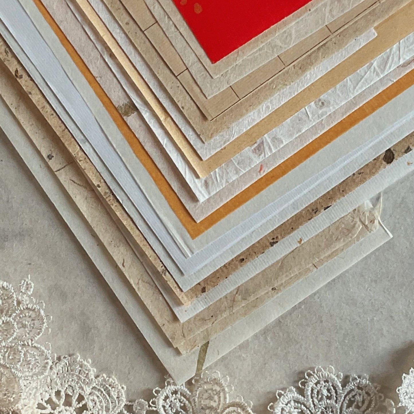 Asian Paper Pack: 22 Vintage Sheets for Junk Journals