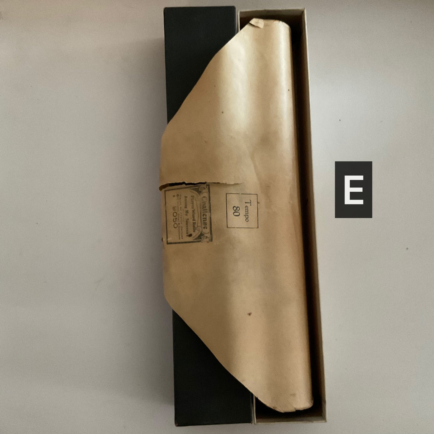 Vintage Piano Paper Roll: Music Sample Supplies